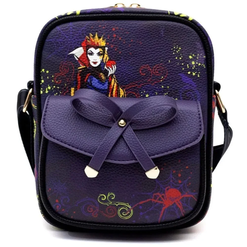 WondaPop Disney Villains Evil Queen Luxe 8” Crossbody Bag. Faux Leather. NWT!
